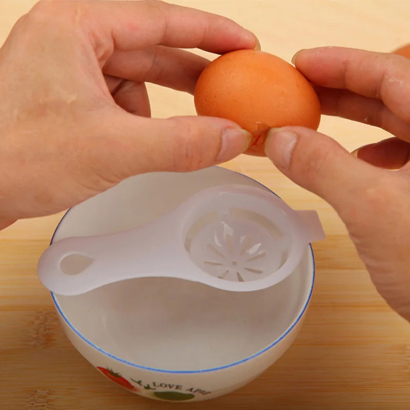 5pcs Egg Separator Egg Yolk White Separator Food Grade Egg Divider Egg White Yolk Filter Kitchen Tools