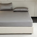 Mulberry Silk Fitted Bed Sheet with Elastic Bands Luxury Mattress Cover Single Double King Queen Size Bed Cover 100/140/200/220